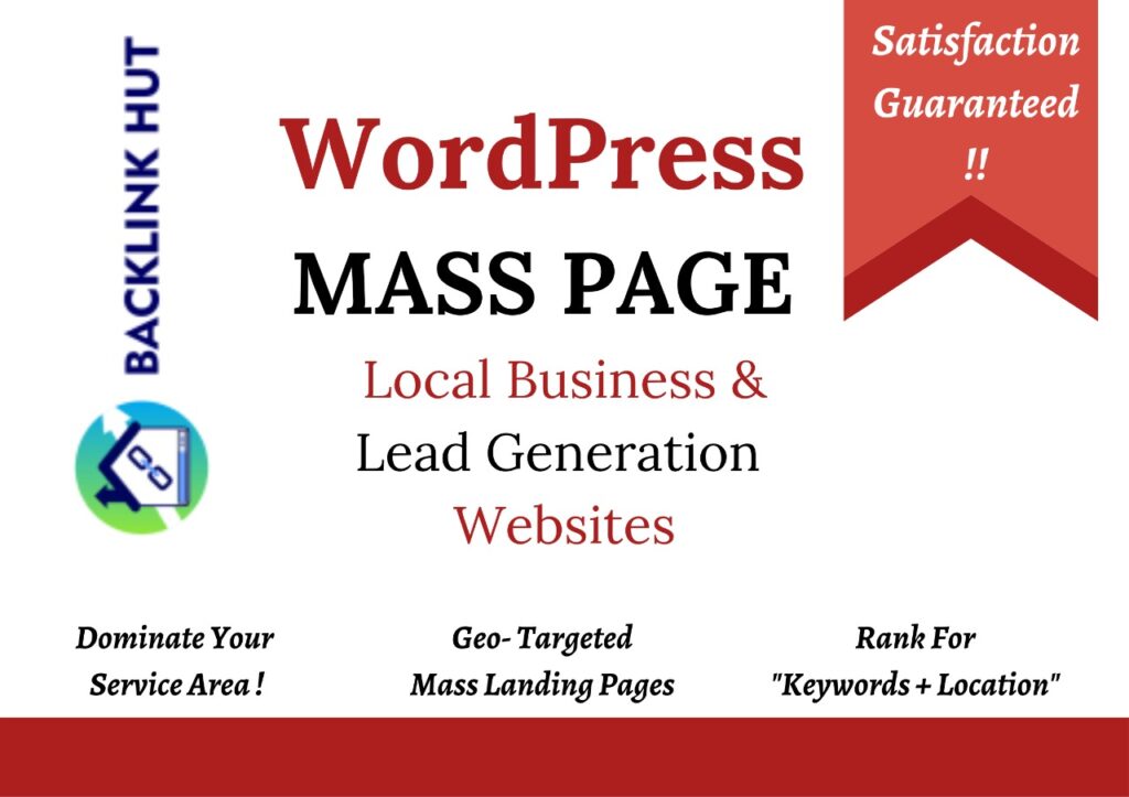 local business seo mass pages